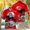 Ohio State Buckeyes NCAA Team Logo Custom Name 3D Hawaiian Shirt Gift Ideas Product Photo 1