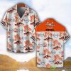 Opel Orange Coconut Pattern Combo 3D Hawaiian Shirt And Shorts Product Photo 1