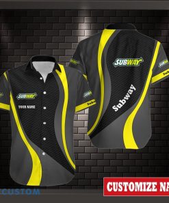 Personalized Name Subway Unique Gift For Fans 3d Hawaiian Shirt Product Photo 1