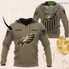 Philadelphia Eagles NFL Camo Hunting Hoodie 3D All Over Print Product Photo 1