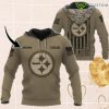 Pittsburgh Steelers NFL Camo Hunting Hoodie 3D All Over Print Product Photo 1