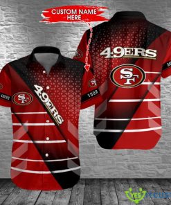 San Francisco 49ers Personalized Button Hawaiian Shirt NFL Team Shirt Product Photo 1