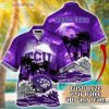 TCU Horned Frogs NCAA Team Logo Custom Name 3D Hawaiian Shirt Gift Ideas Product Photo 1