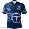 Tennessee Titans Grunge 3D Polo Shirt Gift Ideas For Sport Season Product Photo 1