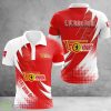 Union Berlin 3D All Over Printed Polo Shirt Sport Polo Team Product Photo 1