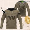 Washington Commanders NFL Camo Hunting Hoodie 3D All Over Print Product Photo 1