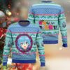 Aqua KonoSuba Knitted Xmas Sweater Gift Holidays - Aqua KonoSuba Knitted Xmas Sweater Gift Holidays