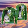 Atalanta The Grinch Christmas Pattern Flower And Snow Ugly Sweater 3D Product Photo 1