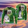 Austria National Football The Grinch Christmas Pattern Flower And Snow Ugly Sweater 3D Product Photo 1