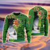 BASEL The Grinch Christmas Pattern Flower And Snow Ugly Sweater 3D Product Photo 1