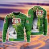 Bayer Leverkusen The Grinch Christmas Pattern Flower And Snow Ugly Sweater 3D Product Photo 1