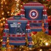 Captain America Ugly Sweater Knitted Sweater Gift For Christmas - Captain America Ugly Sweater Knitted Sweater Gift For Christmas