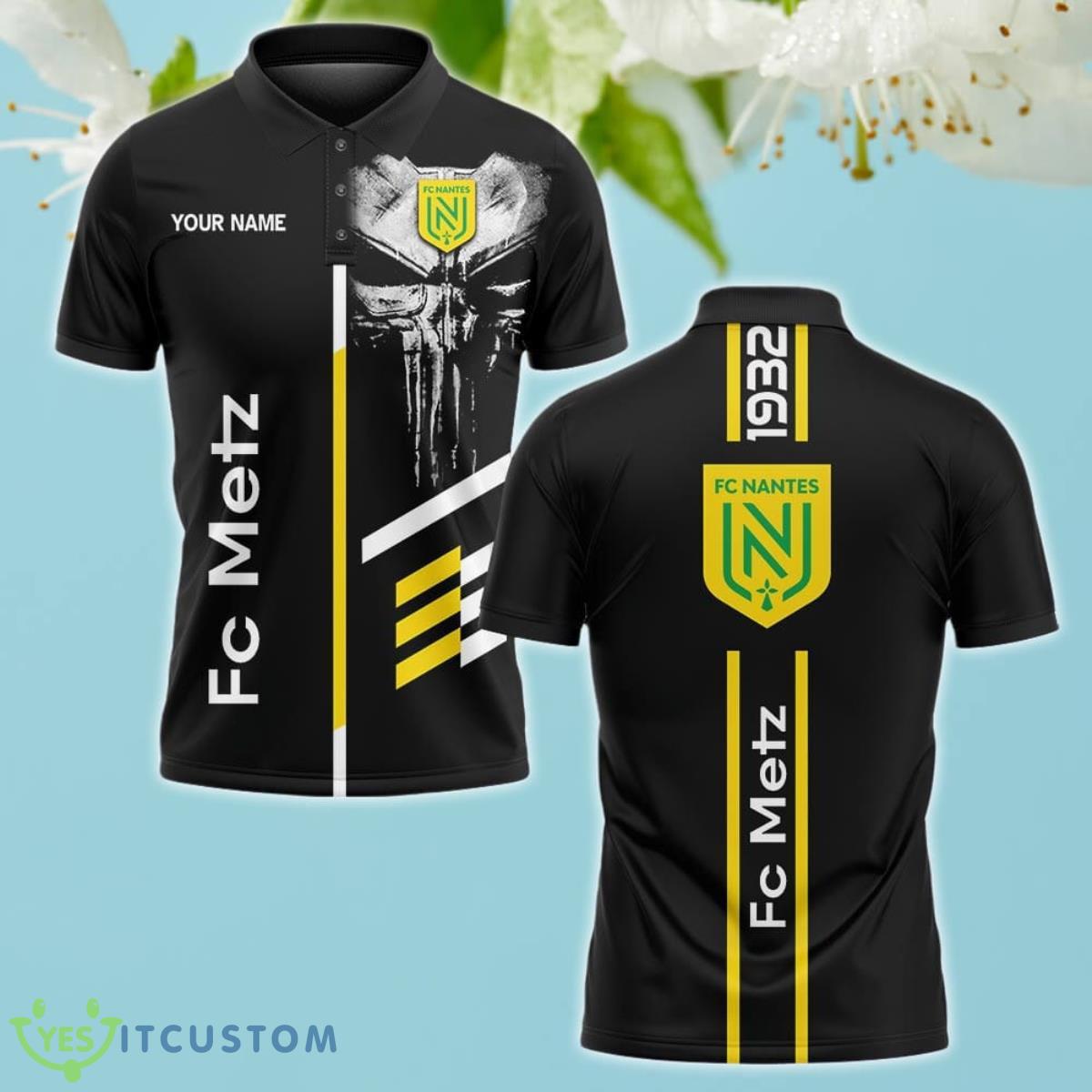 FC Nantes Polo Shirt Custom Name Style Gift 2 FC Nantes Polo Shirt Custom Name Style Gift Product Photo 1
