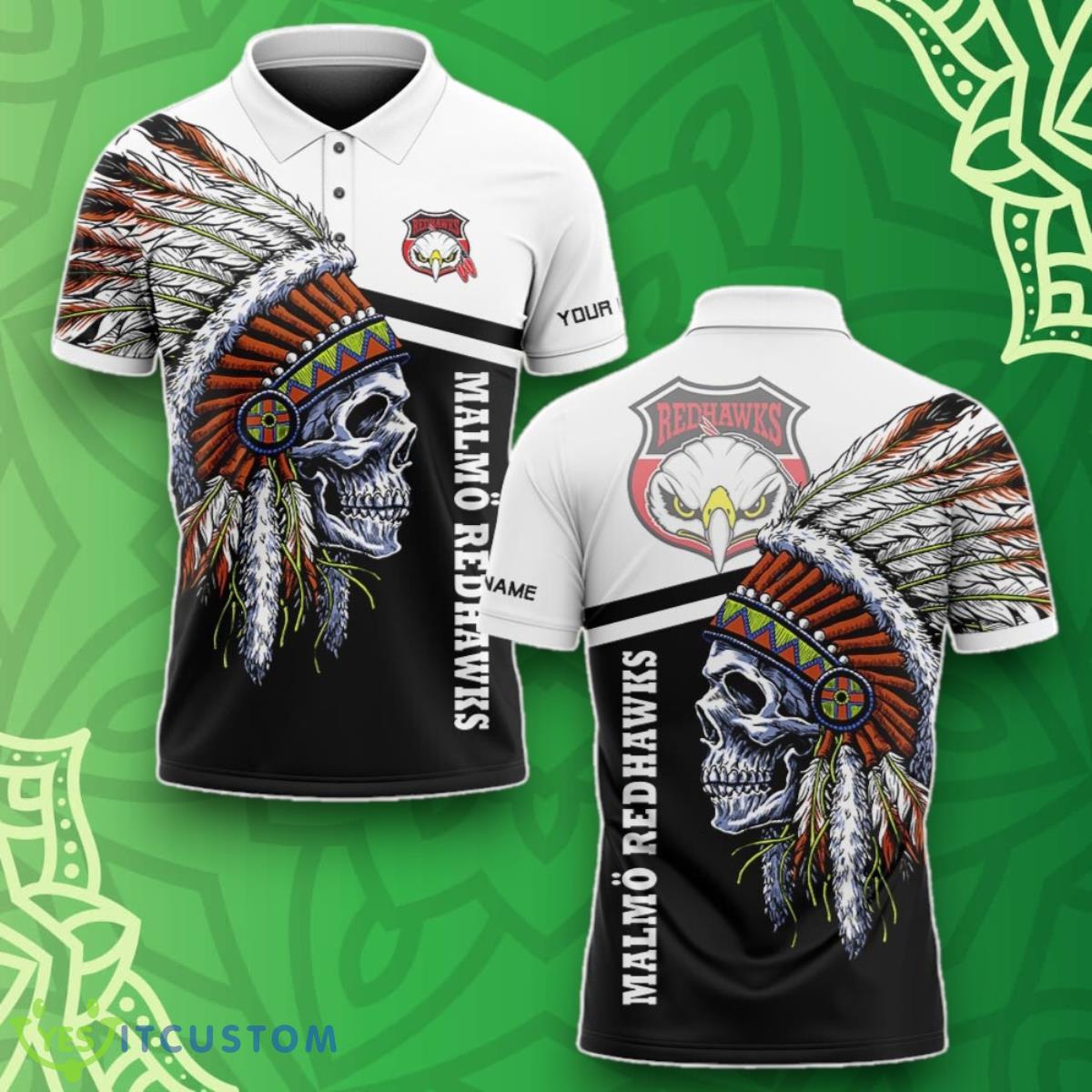 Malmo Redhawks Polo Shirt Custom Name Style Gift For Men And Women 2 Malmo Redhawks Polo Shirt Custom Name Style Gift For Men And Women Product Photo 1