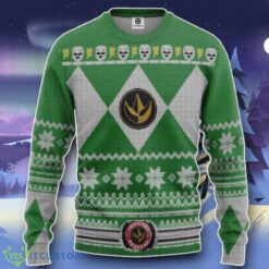 3D Mighty Morphin Green Power Ranger Custom Ugly Christmas Sweater Special Gift For Loved Ones Product Photo 1