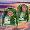 Denmark National Football The Grinch Christmas Pattern Flower And Snow Ugly Sweater 3D Product Photo 1