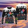 Domino’s Pizza Logo Custom Name Ugly Sweater Merry Chistmas Gift For Men Women Product Photo 1