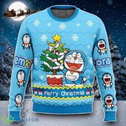 Doraemon Ugly Christmas Sweater A Luxurious Gift For Men And Women Product Photo 1