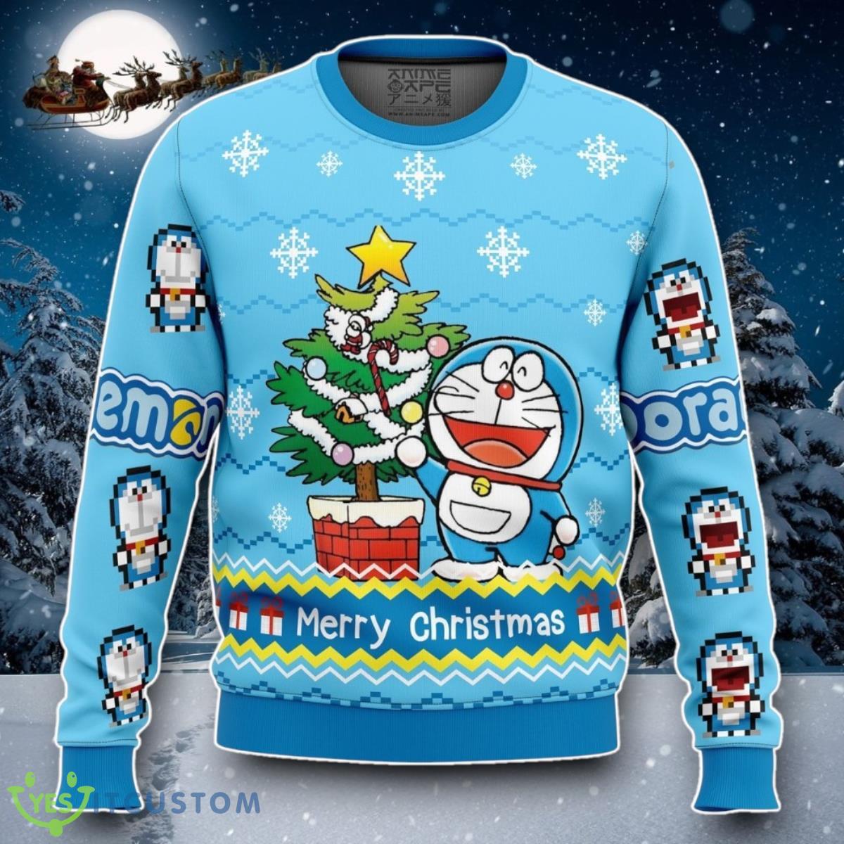 Doraemon Ugly Christmas Sweater A Luxurious Gift For Men And Women 5 Doraemon Ugly Christmas Sweater A Luxurious Gift For Men And Women Product Photo 1