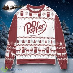 Dr Pepper Soda Logo Snowflakes Pattern Ugly Sweater A Luxurious Gift For Men And Women Product Photo 1