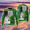 England National Football The Grinch Christmas Pattern Flower And Snow Ugly Sweater 3D Product Photo 1