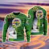 Fenerbahce The Grinch Christmas Pattern Flower And Snow Ugly Sweater 3D Product Photo 1