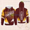 Go Washington Commanders! Pullover Zip Hoodie Limited Edition 3D All Over Print For Men And Women Product Photo 1