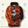 Jack Skellington On Fire Halloween Horror Movie 3D Hoodie Best Gift For Men And Women Product Photo 1