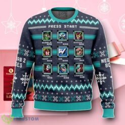 Mega Man Bosses Ugly Christmas Sweater Style Gift Product Photo 1