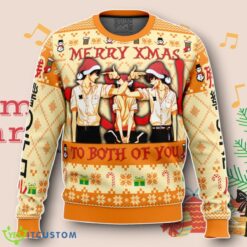 Merry Xmas To Both Of You Terror In Resonance Ugly Christmas Sweater Lovely Gift Product Photo 1