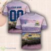 North Queensland Cowboys Queensland Country Bank Stadium Purple Sky Home Stadium NRL Personalized 3D Shirt All Over Print Product Photo 1