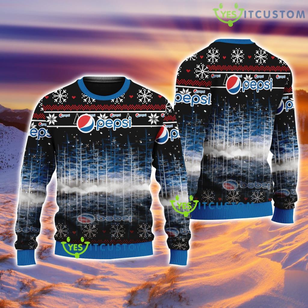 Pepsi Logo Christmas Ugly Sweater New Designs For Fans 3 Pepsi Logo Christmas Ugly Sweater New Designs For Fans Product Photo 1