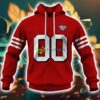Personalized San Francisco 49ers 1994 75th Anniversary Vintage Red Hoodie 3D All Over Print Product Photo 1