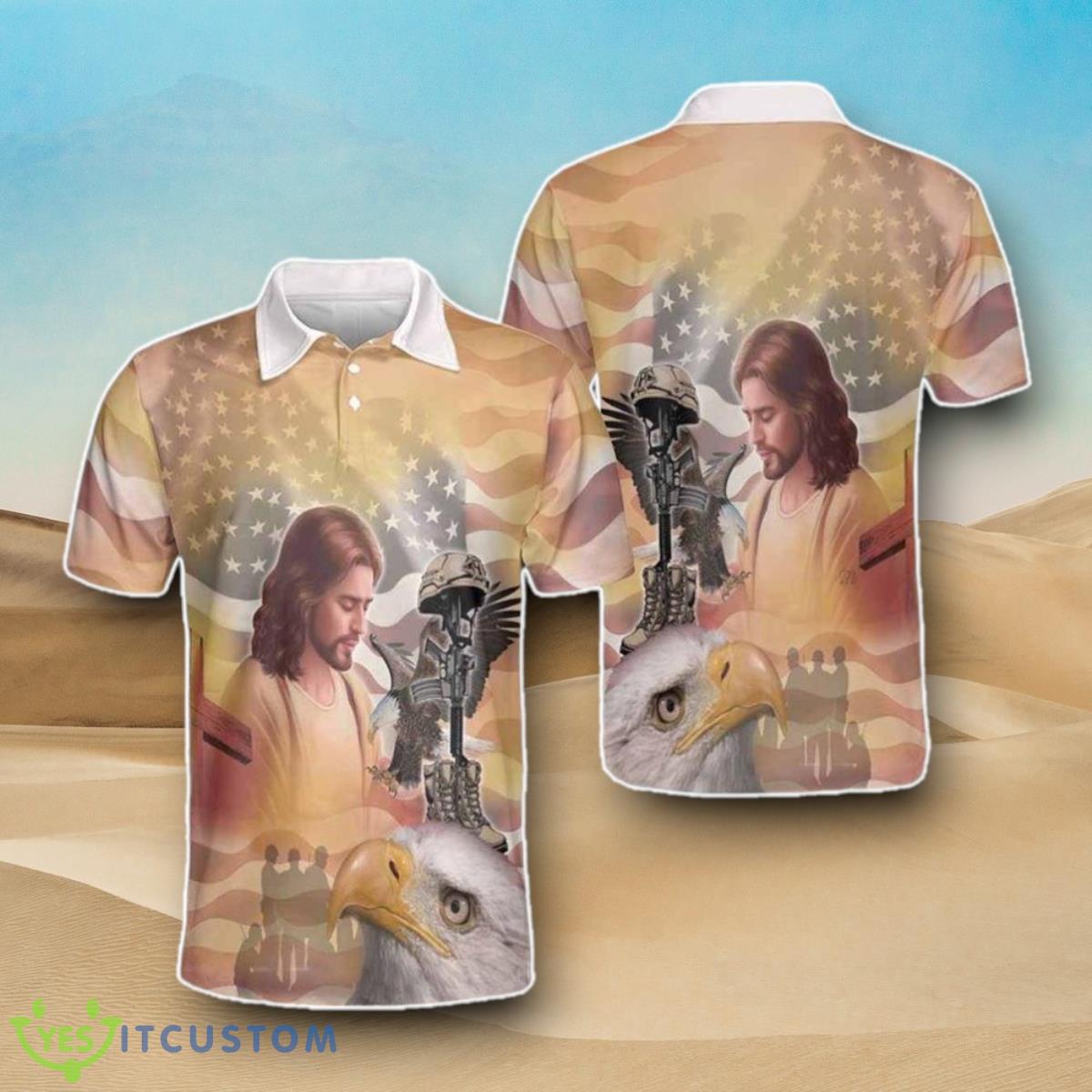 Soldier In The Army Of God Jesus Polo Shirts Special Gift 2 Soldier In The Army Of God Jesus Polo Shirts Special Gift Product Photo 1