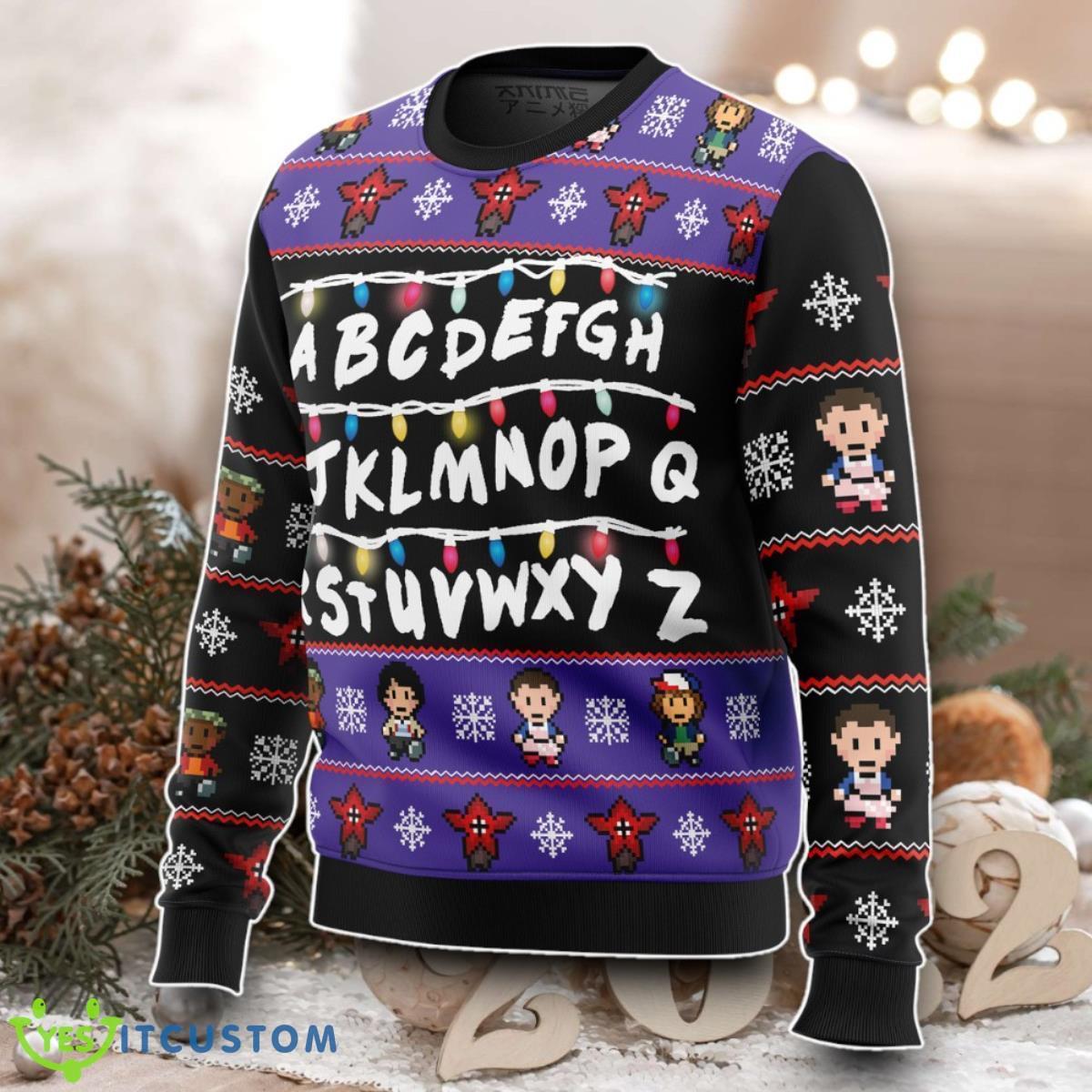 Stranger Things Ugly Christmas Sweater Best Gift 6 Stranger Things Ugly Christmas Sweater Best Gift Product Photo 2