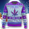 The Lit Tree Weed Christmas Ugly Sweater Special Gift Product Photo 1
