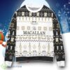 The Macallan Whisky Reindeer & Snowflake Pattern Christmas Ugly Sweater Special Gift Product Photo 1