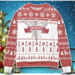 Vodka Smirnoff Red Label Logo Ugly Christmas Sweater Impressive Gift Product Photo 1
