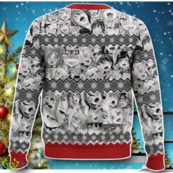 Waifu Material Ahegao Ugly Sweater Impressive Gift Product Photo 2