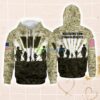 Washington Commanders Military Appreciation Performance Zip Hoodie 3D All Over Print For Men And Women Product Photo 1