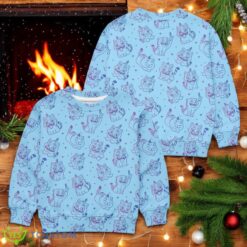 Christmas Blue Tiger 3D Ugly Christmas Sweater Xmas Holiday Gift For Men And Women Product Photo 1