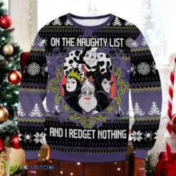 Christmas Disney Villains 3D Ugly Christmas Sweater Xmas Holiday Gift For Men And Women Disney Bad Witches Club Sweater Product Photo 1