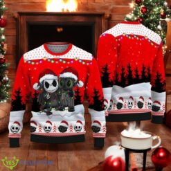 Christmas Jack Skellington And Toothless 3D Ugly Christmas Sweater Xmas Holiday Gift For Men And Women Product Photo 1