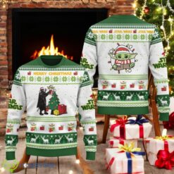 Christmas The Mandalorian 3D Ugly Christmas Sweater Xmas Holiday Gift For Men And Women Christmas Tree Holiday Sweater Product Photo 1