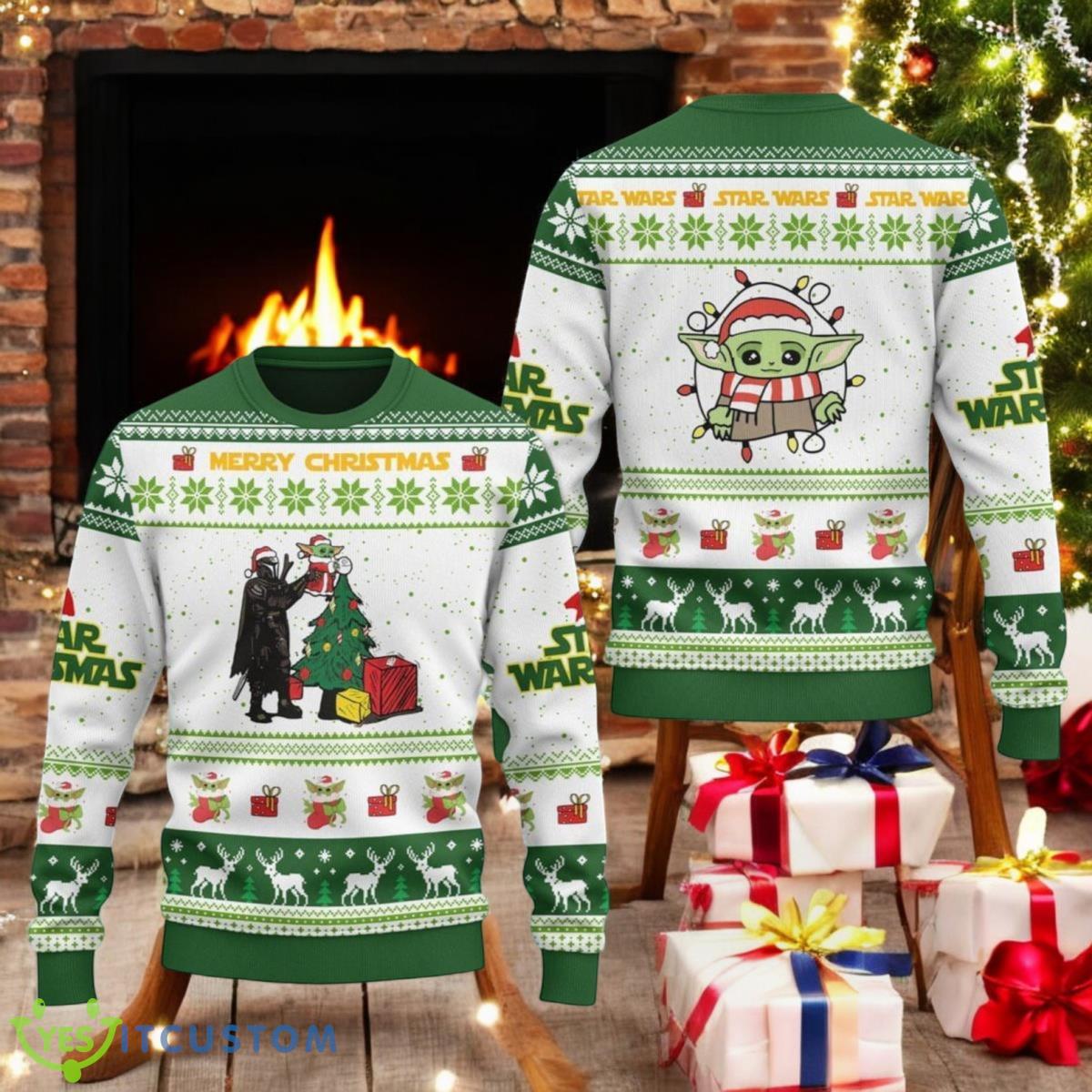 Christmas The Mandalorian 3D Ugly Christmas Sweater Xmas Holiday Gift For Men And Women Christmas Tree Holiday Sweater 2 Christmas The Mandalorian 3D Ugly Christmas Sweater Xmas Holiday Gift For Men And Women Christmas Tree Holiday Sweater Product Photo 1