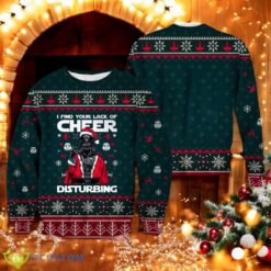 Darth Vader Cheer Disturbing 3D Ugly Christmas Sweater Xmas Holiday Gift For Men And Women Santa Darth Vader Holiday Sweater Product Photo 1
