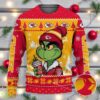 Kansas City Chiefs The Grinch Drink Coffee Ugly Christmas Sweater NFL Fans Sport Christmas Sweater Product Photo 1