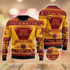 Minnesota Golden Gophers Football Team Logo Sport Team Gift Ugly Christmas Sweater Product Photo 1