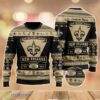 New Orleans Saints Football Team Logo Custom Name Sport Team Gift Ugly Christmas Sweater Product Photo 1
