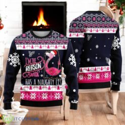 Santa Hat Flamingo 3D Ugly Christmas Sweater Xmas Holiday Gift For Men And Women Flamingo Xmas Sweater Product Photo 1